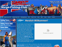 Tablet Screenshot of norge-fishing-club.com